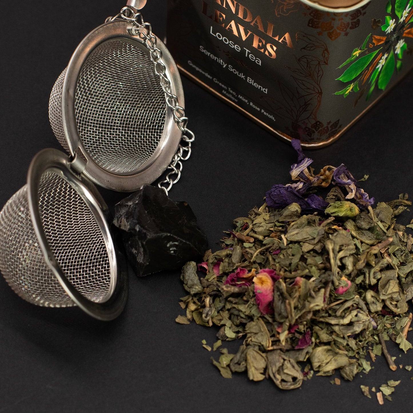 Mezcla de Té Artesanal Serenity Souk- 50gr Lata
